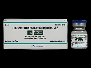 Lidocaine HCl 1% Injection 10 mg/mL Preservative Free - Single-Dose Vial 5 mL by AuroMedics Pharma