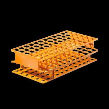 Nalgene™ Unwire™ 72-Place Test Tube Rack in Orange for 16 mm Tubes