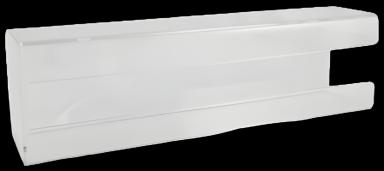 Glove Box Holder McKesson Vertical Mounted 2-Box Capacity Clear 4 X 5-1/2 X 20 Inch Plastic