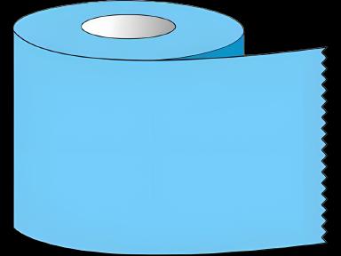 Blank Label Tape Multipurpose Label Blue 1 X 500 Inch