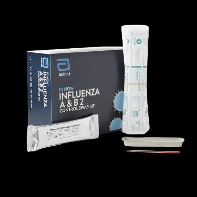 Immunology Control Set ID NOW™ Influenza A + B Positive Level / Negative Level 24 Swabs