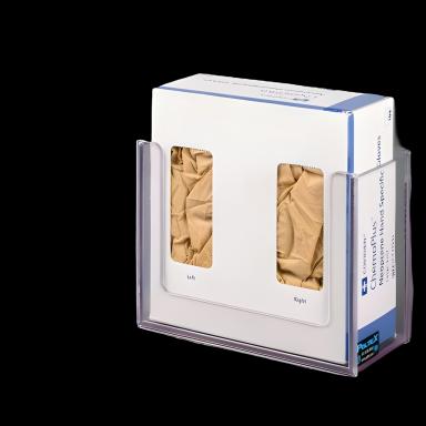 Magnetic Glove Box Holder by Poltex, Clear PETG, 1-Box Capacity for Medical & Laboratory Settings