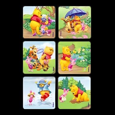 Kids Love Stickers® 90 per Pack Sunny time Pooh and Pals Sticker 2-1/2 Inch