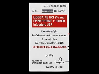 Lidocaine HCl / Epinephrine 2% - 1:100,000 Injection Multiple-Dose Vial 30 mL