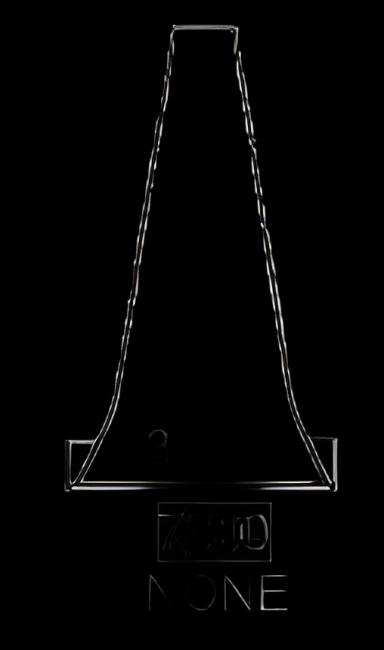 Ear Speculum Tip Round Tip Plastic 3 mm Disposable - 7300