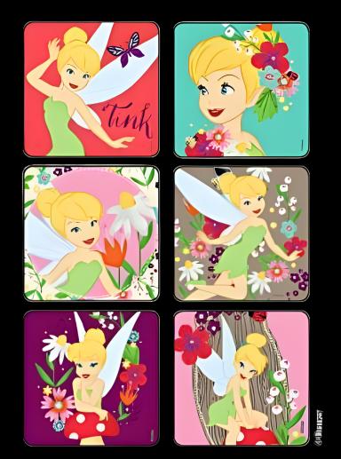 Disney® Tinker Bell Stickers, 75-Pack, 2-1/2 Inch - Pediatric Patient Rewards