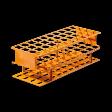 Nalgene Unwire 40-Place Test Tube Rack for 20 mm Tubes in Orange