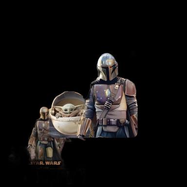 SmileMakers® Star Wars Mandalorian Stickers for Pediatric Reward, 100 per Roll, 2-1/2 Inch