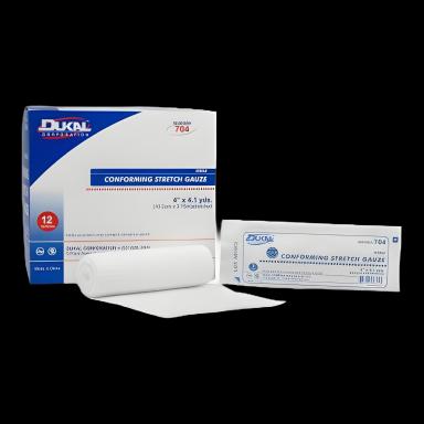 Conforming Bandage Dukal™ 4 Inch X 4-1/10 Yard 1 per Pack Sterile 1-Ply Roll Shape