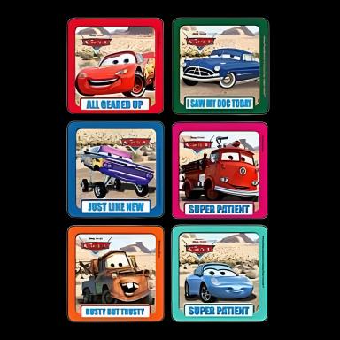 Kids Love Stickers® 90 per Pack Disney Cars - Super Patient Sticker 2-1/2 Inch