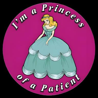 Tabbies® 100 per Roll I'm a Princess Sticker 1-3/4 Inch