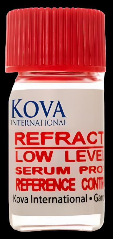 Refractometry Control Set KOVA® Refractrol™ SP Low Level Serum Protein 5 Levels 12 X 2 mL