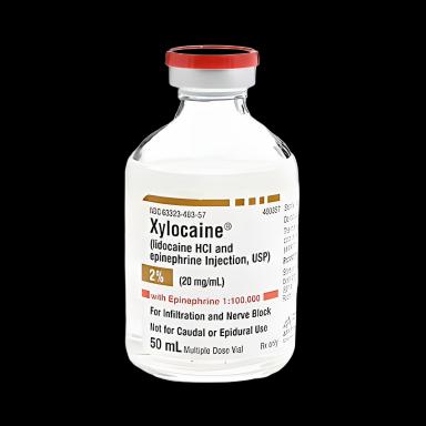 Xylocaine® with Epinephrine Lidocaine HCl / Epinephrine 2% - 1:100,000 Injection Multiple-Dose Vial 50 mL - 1016840