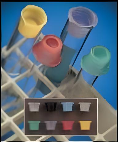 VersaClosure™ LDPE Plug Cap Lavender - Universal Fit for Laboratory Tubes