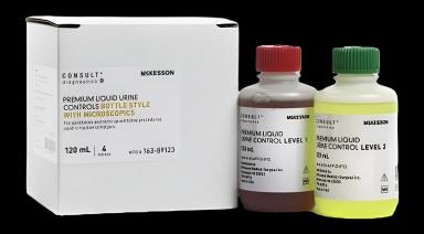 McKesson Consult™ Urine Chemistry Control Set for Microscopic & Macroscopic Testing