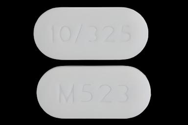 Oxycodone HCl / Acetaminophen 10 mg - 325 mg Tablet Bottle 100 Tablets CII - 00406052301
