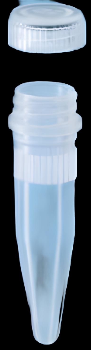 Sarstedt Microcentrifuge Tube 1.5 mL Screw Cap Polypropylene - No Print, 500pcs