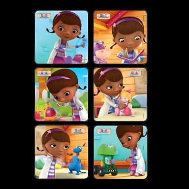 Disney® 75 per Pack Doc McStuffins Sticker 2-1/2 Inch