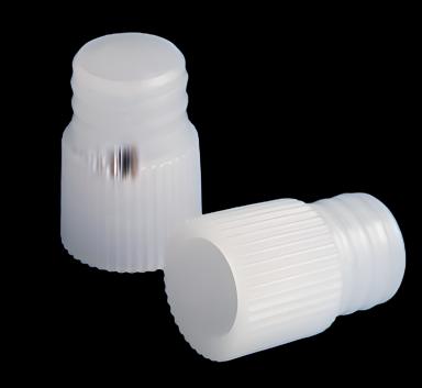 Globe® Scientific Tube Closure Polyethylene Plug Cap Natural For use with 11 mm Tubes NonSterile