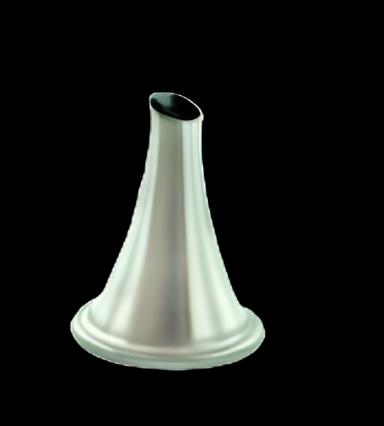 Stainless Steel Ear Speculum Tip Oval, Regular End Size 6, 7mm - Reusable