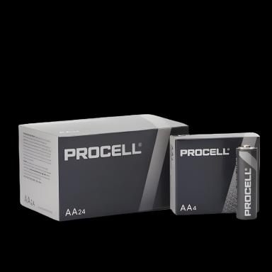Alkaline Battery Duracell® Procell® AA Cell 1.5V Disposable 24 Pack