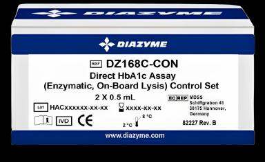 Diabetes Management Test Control Set Diazyme Direct HbA1c Level 1, 2 2 X 0.5 mL