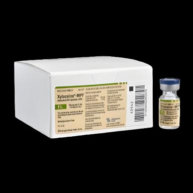 Xylocaine® - MPF Lidocaine HCl, Preservative Free 1%, 10 mg / mL Injection Single-Dose Vial 2 mL