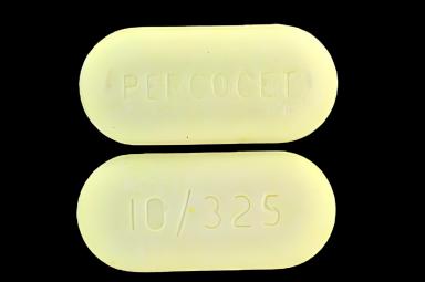 Percocet® Oxycodone HCl / Acetaminophen 10 mg - 325 mg Tablet Bottle 100 Tablets CII