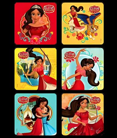 Disney® Elena of Avalor Princess Stickers for Pediatric Rewards, 75 Pack