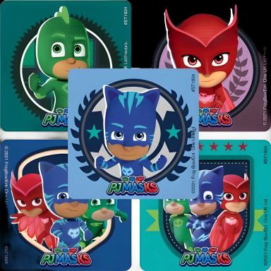 SmileMakers® 100 per Roll PJ Masks Sticker 2-1/2 Inch