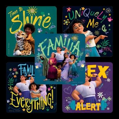 SmileMakers® 100 per Roll Encanto Familia Sticker 2-1/2 Inch
