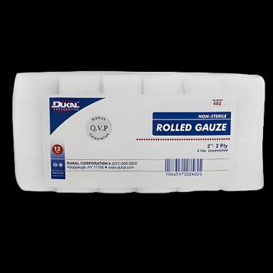 Conforming Bandage Dukal™ 2 Inch X 5 Yard 12 per Pack NonSterile 2-Ply Roll Shape