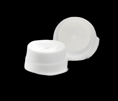 McKesson 16mm White Polyethylene Tube Snap Caps for Blood & Culture Tubes