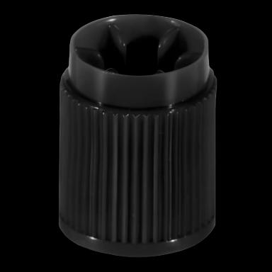 Tube Closure HDPE Screw Cap Brown For 13 mm Diameter Tubes NonSterile