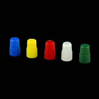 Globe® Scientific Tube Closure Polyethylene Plug Cap Green 12 mm For 12 mm Tubes NonSterile
