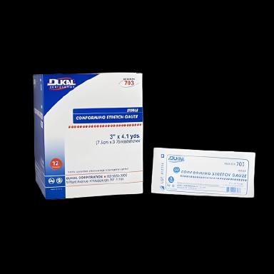 Conforming Bandage Dukal™ 3 Inch X 4.1Yard 1 per Pack Sterile 1-Ply Roll Shape
