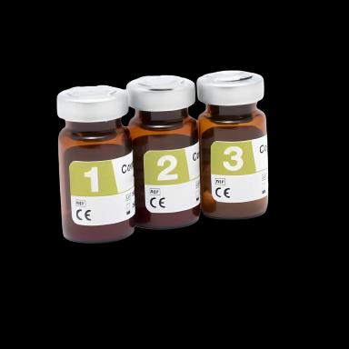 Immunochemistry / Specific Protein Test Control Set Rheumatoid Factor (RF) / C-Reactive Protein (CRP) Level 1, 2, 3 6 X 2 mL