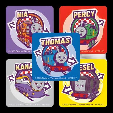 SmileMakers® 250 per Roll Thomas & Friends All Engines Go Sticker 1-5/8 INch
