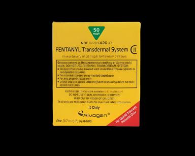 Fentanyl 50 mcg/h Transdermal Patch by Alvogen - 72 Hour Pain Relief