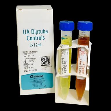 AimStrip Urinalysis Control Set - Positive/Negative Level, 2x12 mL by Germaine Laboratories