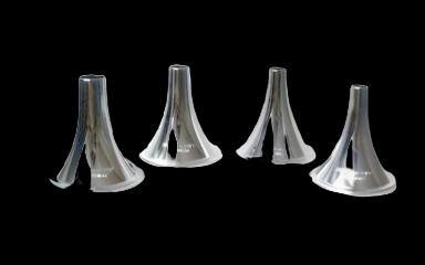 Boucheron Style Round Tip Ear Speculum, Stainless Steel, 8mm, Size 4, Reusable