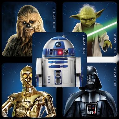 Star Wars Classic Sticker Roll for Healthcare - 250 Count | Value Stickers™