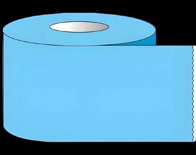 Blank Label Tape Shamrock Multipurpose Label Blue Tape 3/4 X 500 Inch