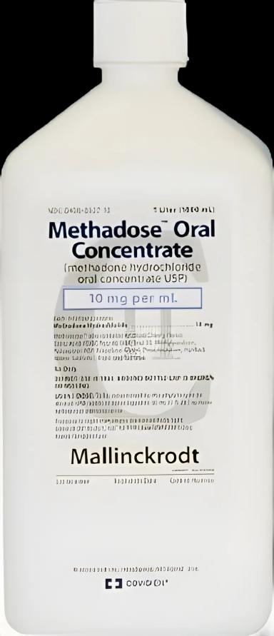 Methadose™ Methadone HCl 10 mg / mL Concentrate Bottle 1,000 mL CII - 00406052710