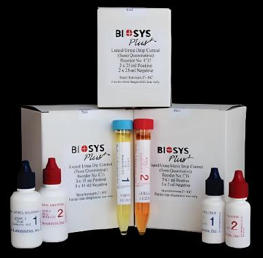 Biosys Plus™ Drop Multi-Analyte Urinalysis Control Set - Positive/Negative