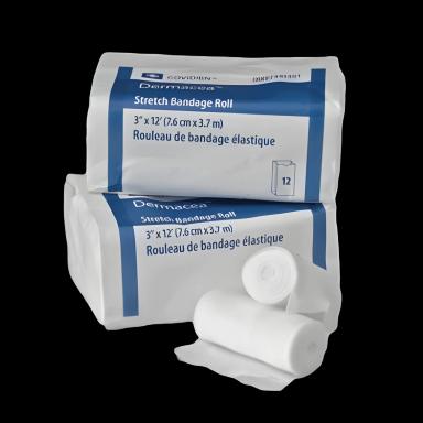 Conforming Bandage Dermacea™ 3 Inch X 4 Yard 12 per Pack NonSterile 1-Ply Roll Shape
