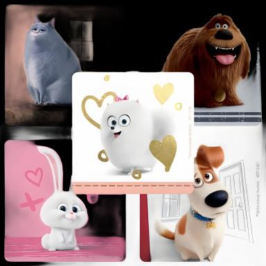 Disney® The Secret Life of Pets Stickers for Pediatric Patient Comfort, 100 per Box, 2-1/2 Inch