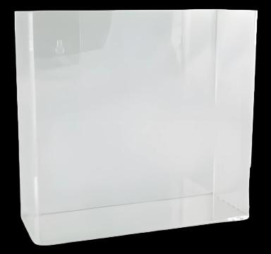 Glove Box Holder McKesson Horizontal Mounted 2-Box Capacity Clear 4-1/4 X 10 X 11 Inch Plastic