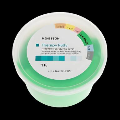 McKesson Medium Resistance Therapy Putty, 1 lb - Enhance Grip Strength & Rehabilitation