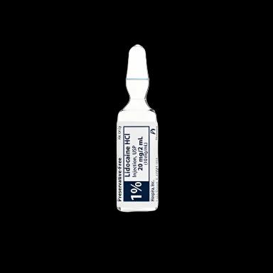 Lidocaine HCl, Preservative Free 1%, 10 mg / mL Injection Ampule 2 mL - 1017880